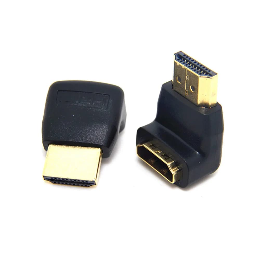 Convertitore adattatore compatibile HD da maschio a femmina 1PCS Angolo di 90/270 gradi Gira destra/sinistra Connettore HDTV con rotazione di 180 gradi