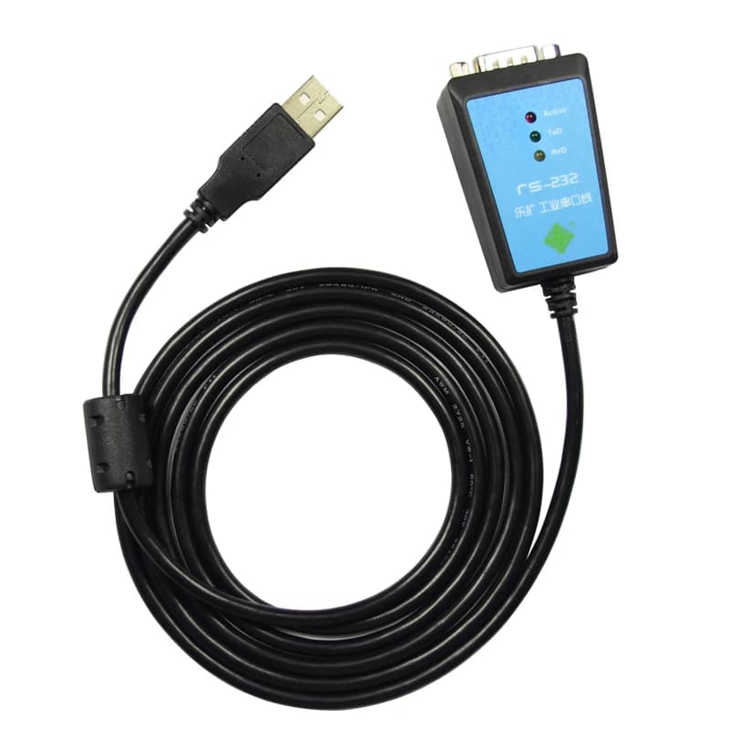 USB 2.0 to Serial RS-232 Adapter Converter Cable FTDI Chipset Magnetic Ring 1.8M Free Shipping
