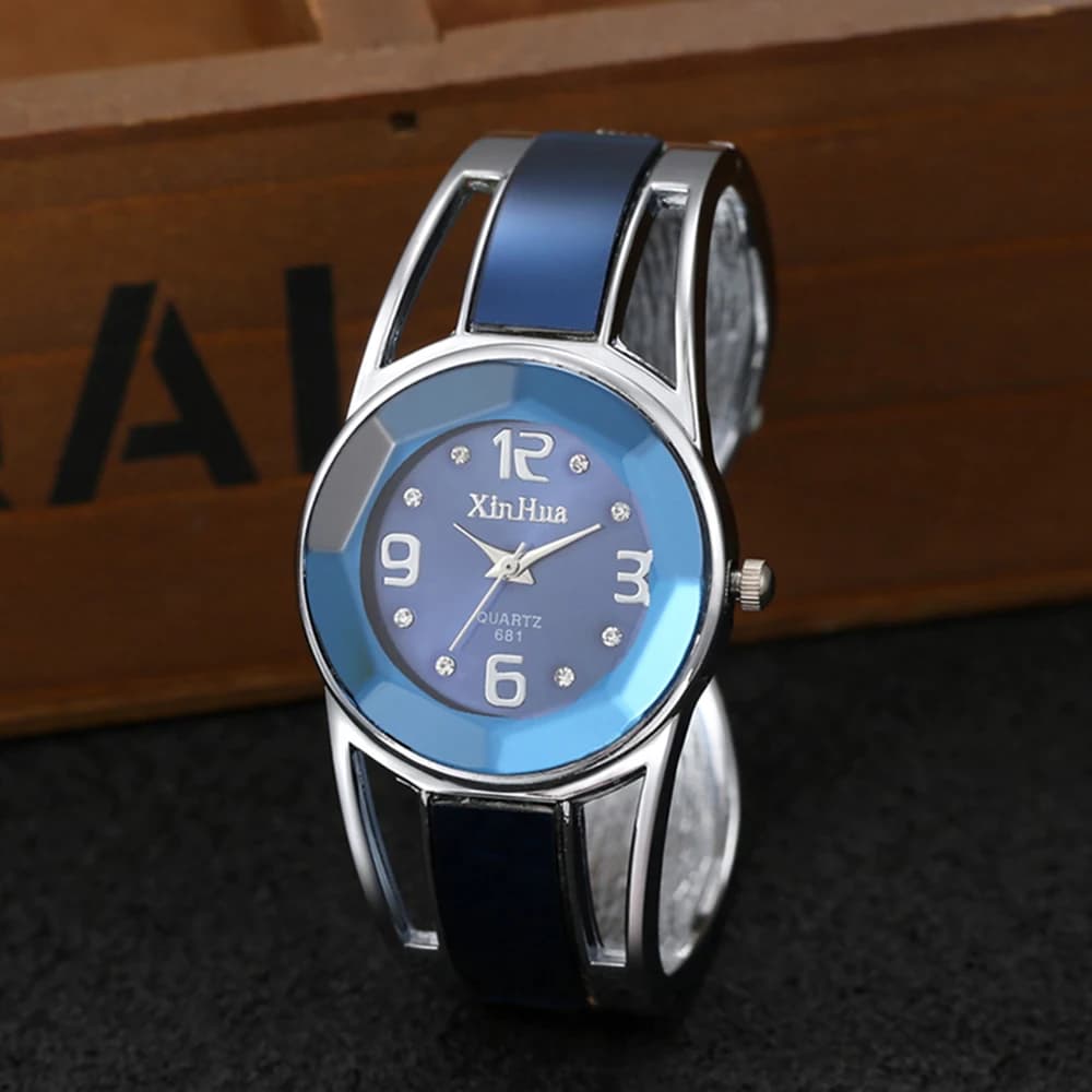 Reloj Mujer Hot Sale Xinhua Women's Wrist Watch Luxury Stainless Steel Dial Quartz Watch