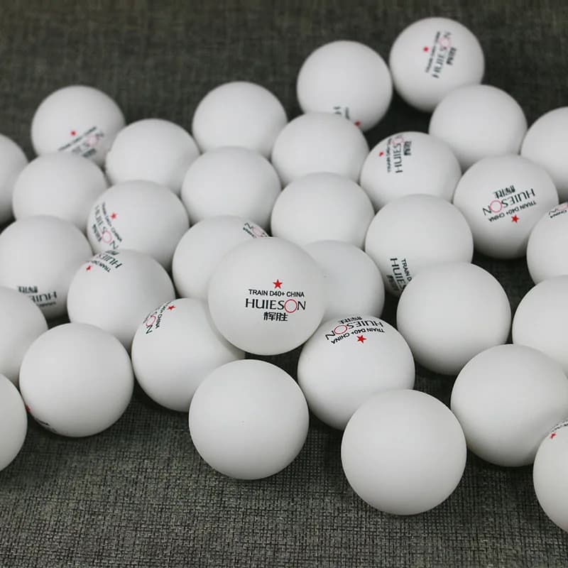 Huieson 50/100/200 pz palline da Ping Pong in plastica ABS D40 + nuovo materiale palline da Ping Pong 1 stella palline da Ping Pong per l'allenamento