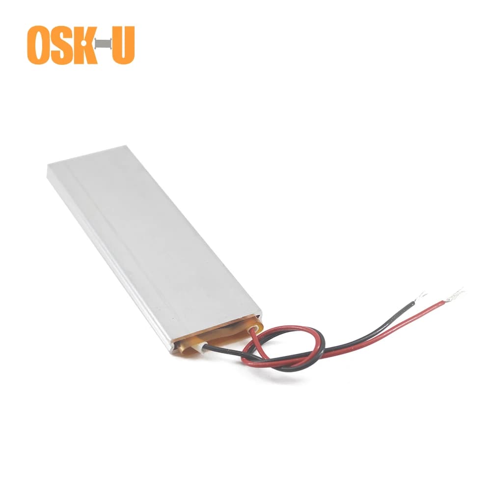 Elemento riscaldante PTC termostato 24V/12V 100x30x6mm 230/120/60/140/230 gradi Celsius Elemento riscaldante PTC per umidificatore