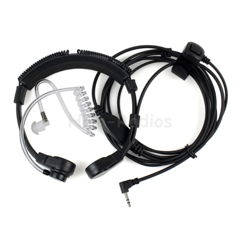 Dito PTT gola microfono cuffia 2.5mm 1 Pin tubo acustico nascosto per walkie-talkie per Motorola T6200 T5600