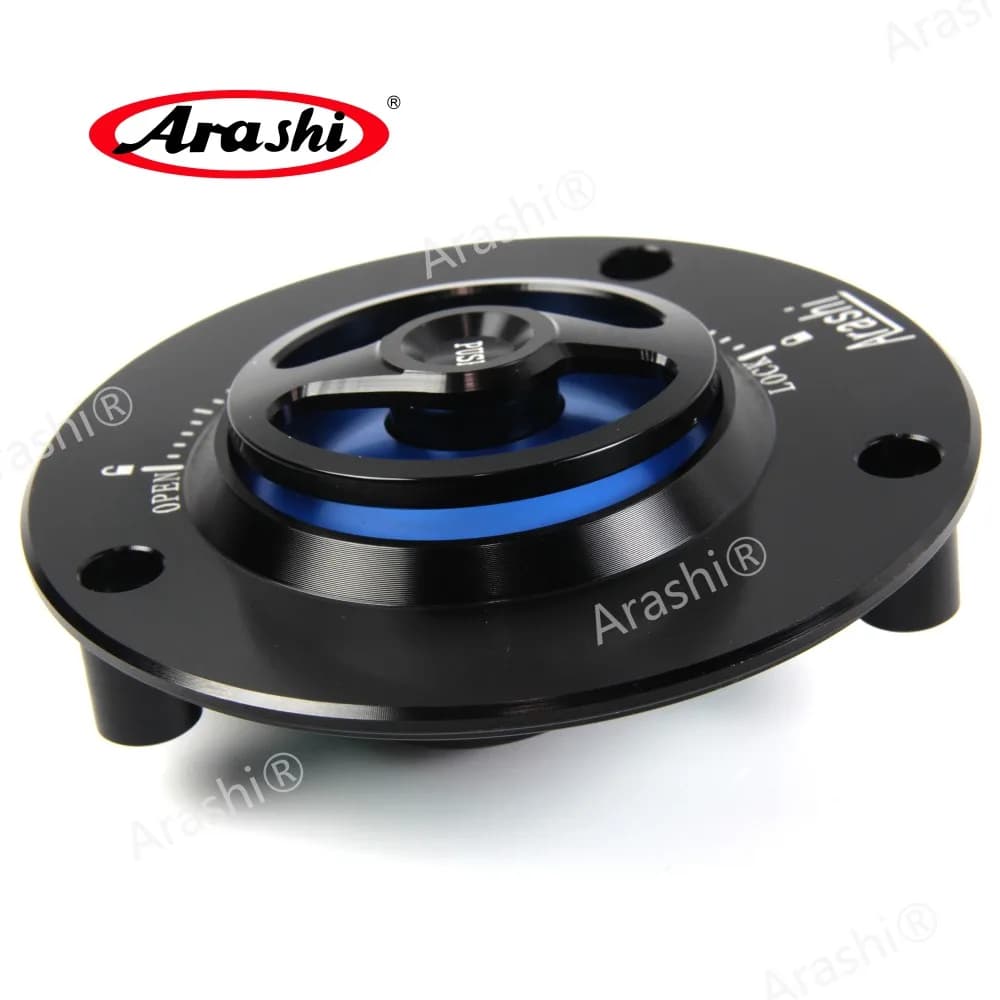 Arashi 108mm Waterproof Fuel Gas Tank Cap For SUZUKI GSR 600 2006 2007 2008 2009 2010 2011 Motorcycle Tank Cover Petrol Case
