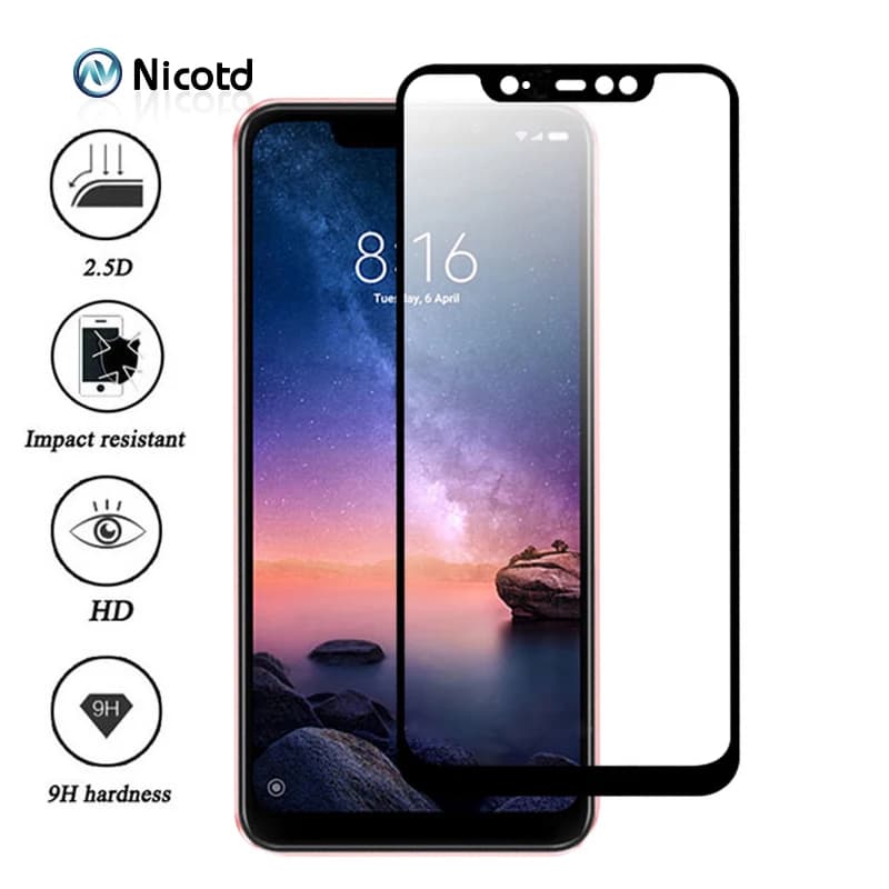Nicotd Vetro Temperato Per Xiaomi Redmi Nota 6 Pro 4X 4A 5A 5 Plus Protezione Dello Schermo Per Redmi 6A 6 Nota 5A 5 Pro Pellicola Della Copertura Completa
