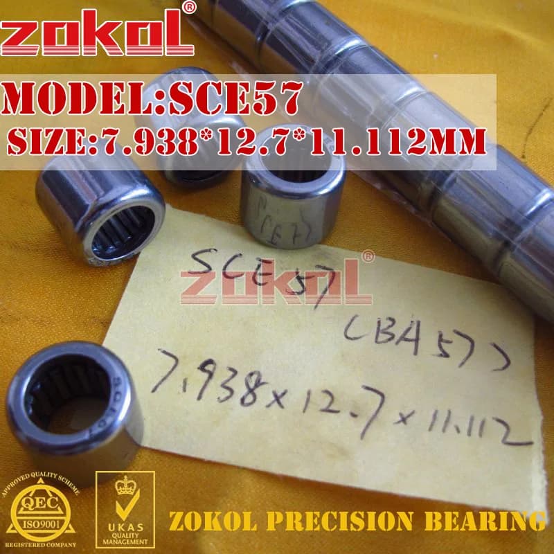 10Pcs/Lot SCE/BA/47/55/57/65/66/68 Type Punch Stamping Outer Ring Needle Roller Bearing
