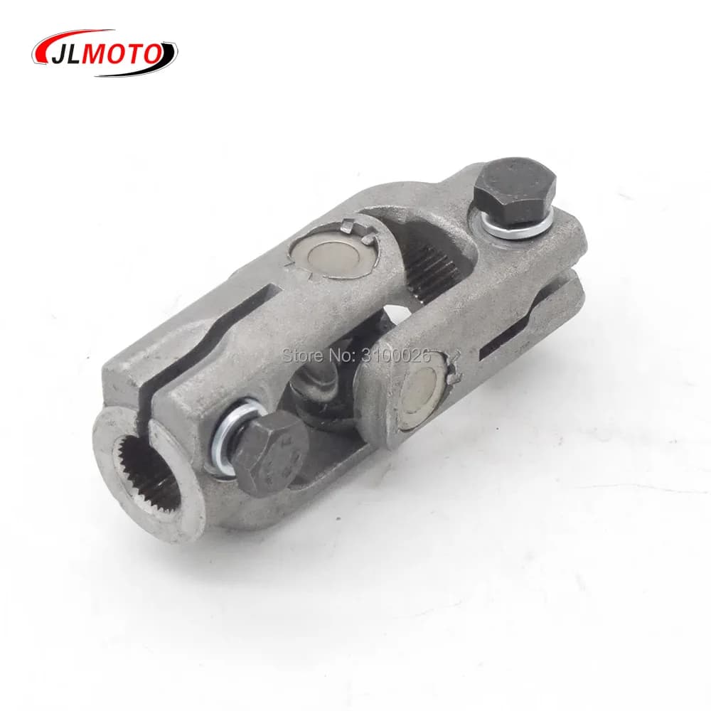 Giunto sferico universale a D doppio da 30T 14mm con fosfatazione, adatto per ATV, UTV, golf cart, buggy, veicoli fuoristrada.