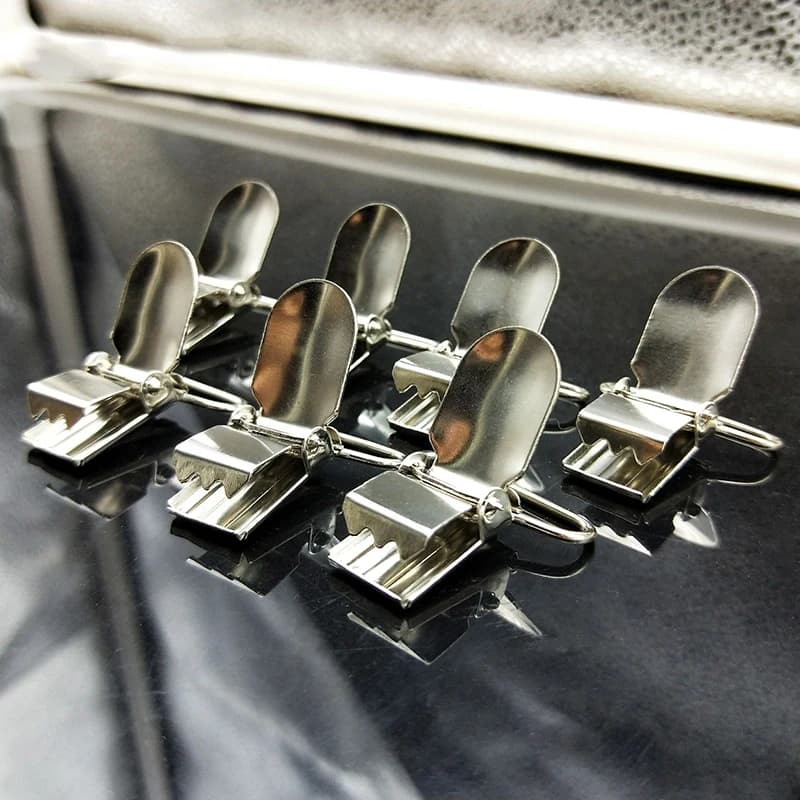 240 pezzi clip per bretelle per ciuccio in metallo clip per indumenti artigianali per clip per bavaglino porta giocattoli accessori per cucire vestiti