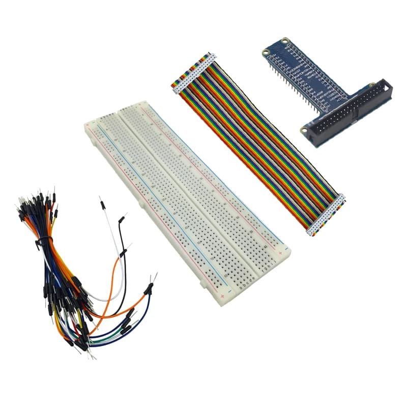Raspberry Pi 3 MB-102 830 Punti Breadboard + 40pin GPIO Bordo + 40pin Cavo GPIO + 65pcs cavo di ponticello per Arduino per Arancione Pi