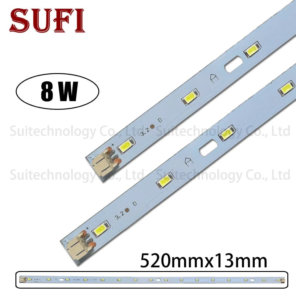 10 pz Super Luminosità 8 W 16 W 24 W 32 W Barra LED Striscia SMD5730 pcb Sorgente Luminosa 16 led In Alluminio Ha Condotto La Luce di Striscia Per l'armadio