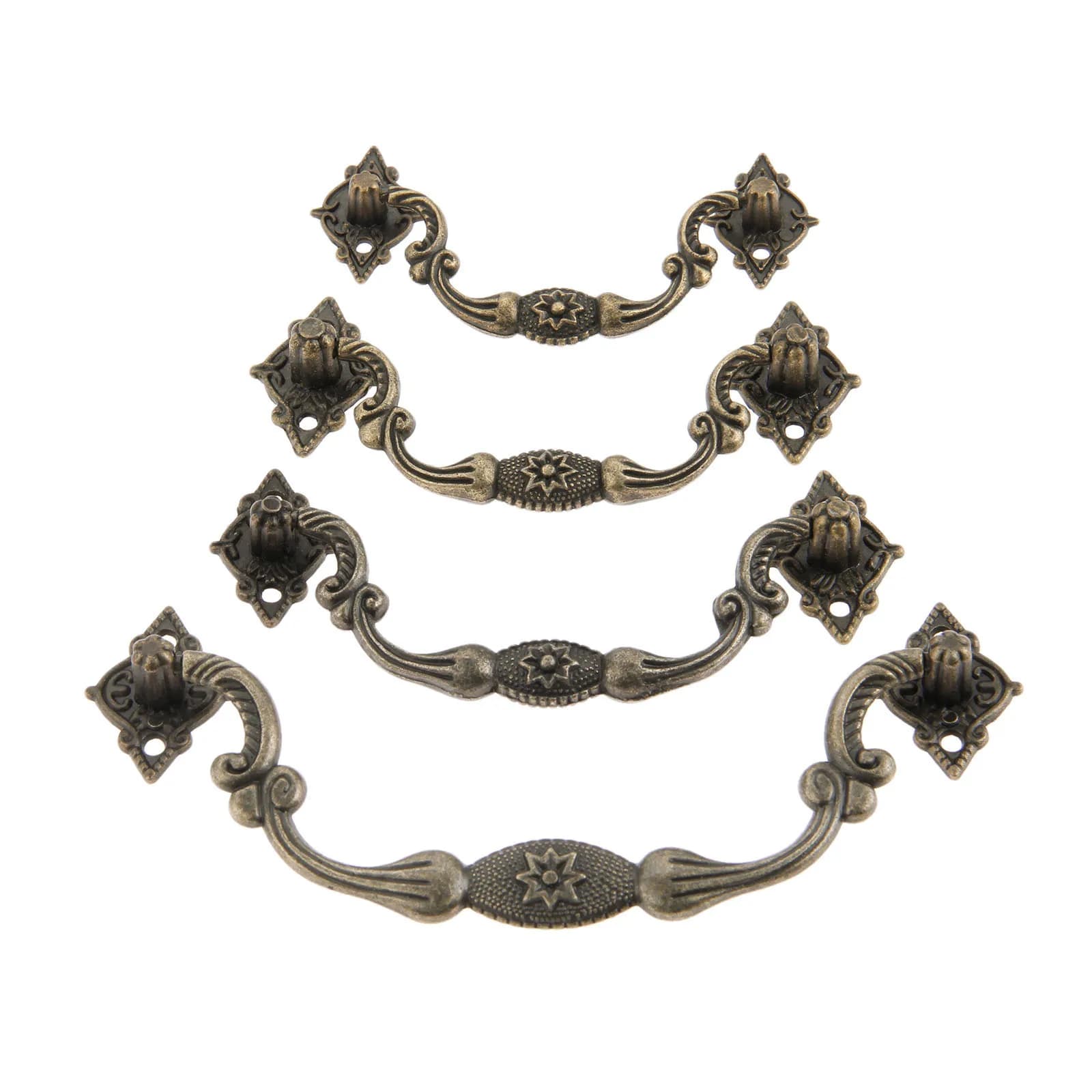 DRELD 1Pc maniglie per mobili antichi manopole e maniglie per armadietti cassetto armadio da cucina maniglia per armadietto accessori per mobili