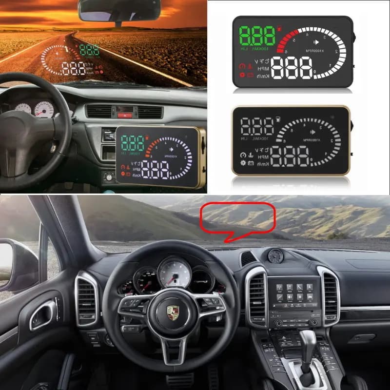 Display Head-Up HUD per Auto Porsche Cayenne/Macan/Boxster/911/996/997, Proiettore Schermo per Guida Sicura