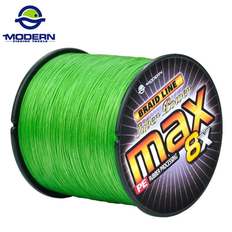 Zukibo 500M 8X Moderna Intrecciato La Linea di Pesca Super Strong Giappone Multifilamento Pe Usura-Resistente Corde E Cavi Sicurezza 8 Fili 20 per 100LB