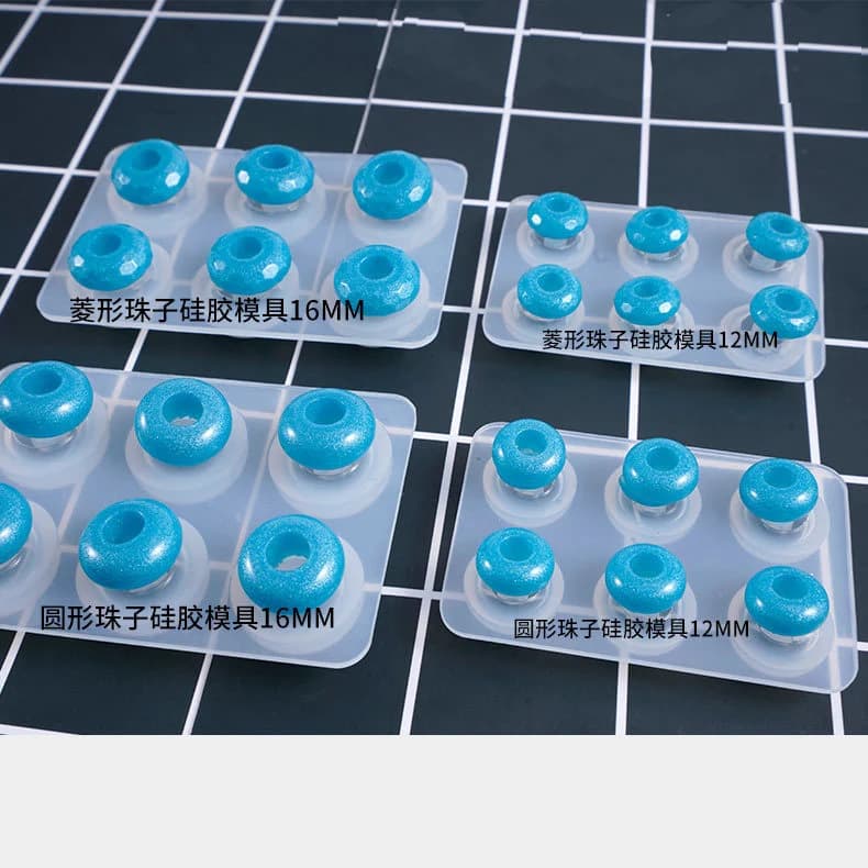 1PC Diamante Rotondo Perle di Resina Epossidica di Silicone Liquido Stampo In Resina Dei Monili Mold UV Dei Monili Del Pendente Accessori di Gioielli Artigianato Strumento