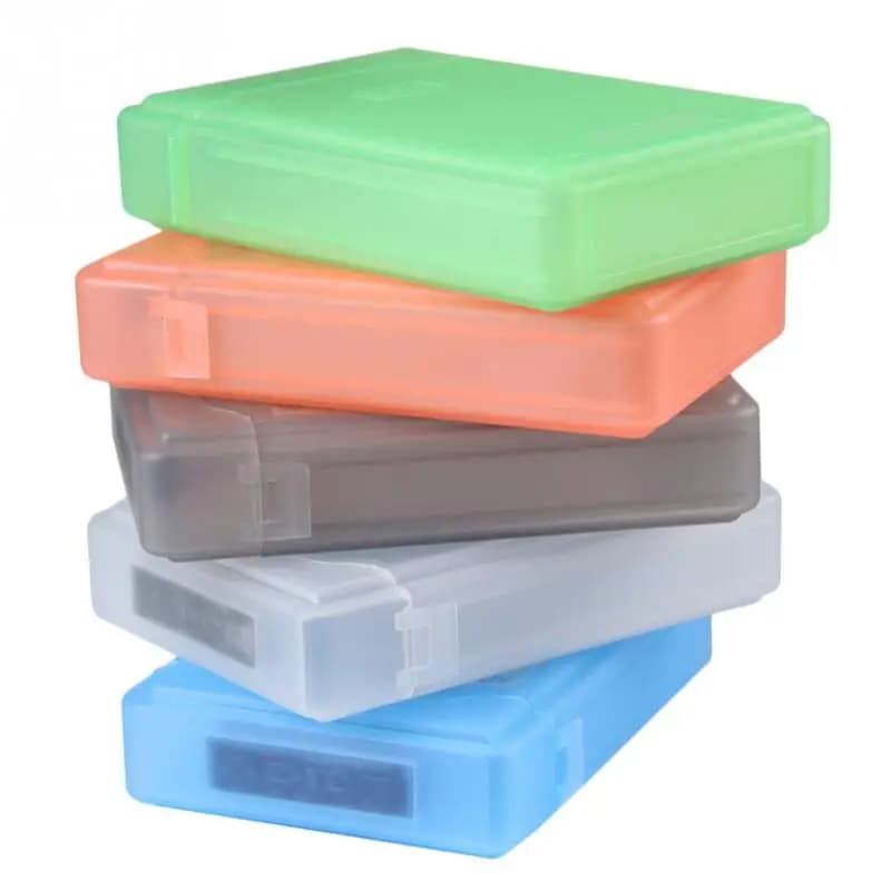 3.5 Inch HDD IDE SATA Caddy Case Storage Box for external hard drive for enclosures for enclosures for HDD Multi Color
