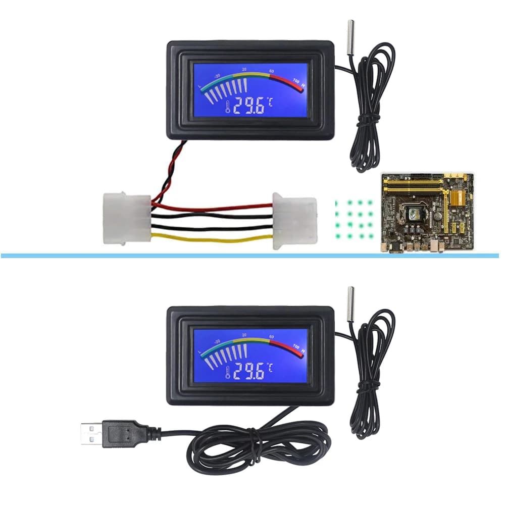 -50-110C Digital thermometer with LCD pointer Water temperature meter for C/F car for computer homes Air conditioning
