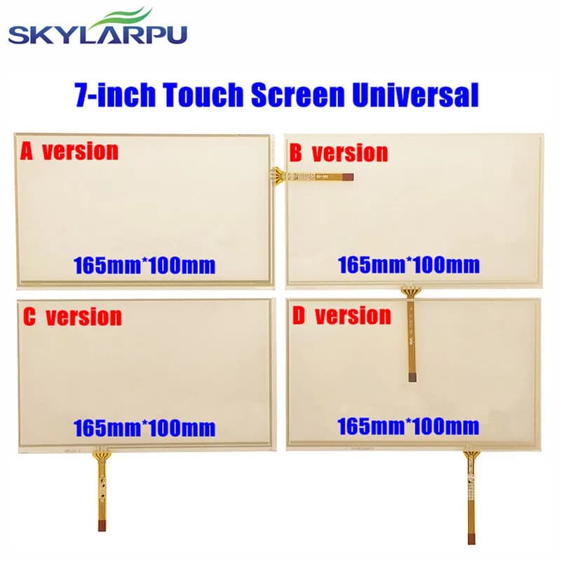 Skylarpu 10 pz/lotto Nuovo Touchscreen da 7 pollici 165mm * 100mm Per La Navigazione Auto DVD 7 Pollici Touch Screen Digitizer Pannello Universale