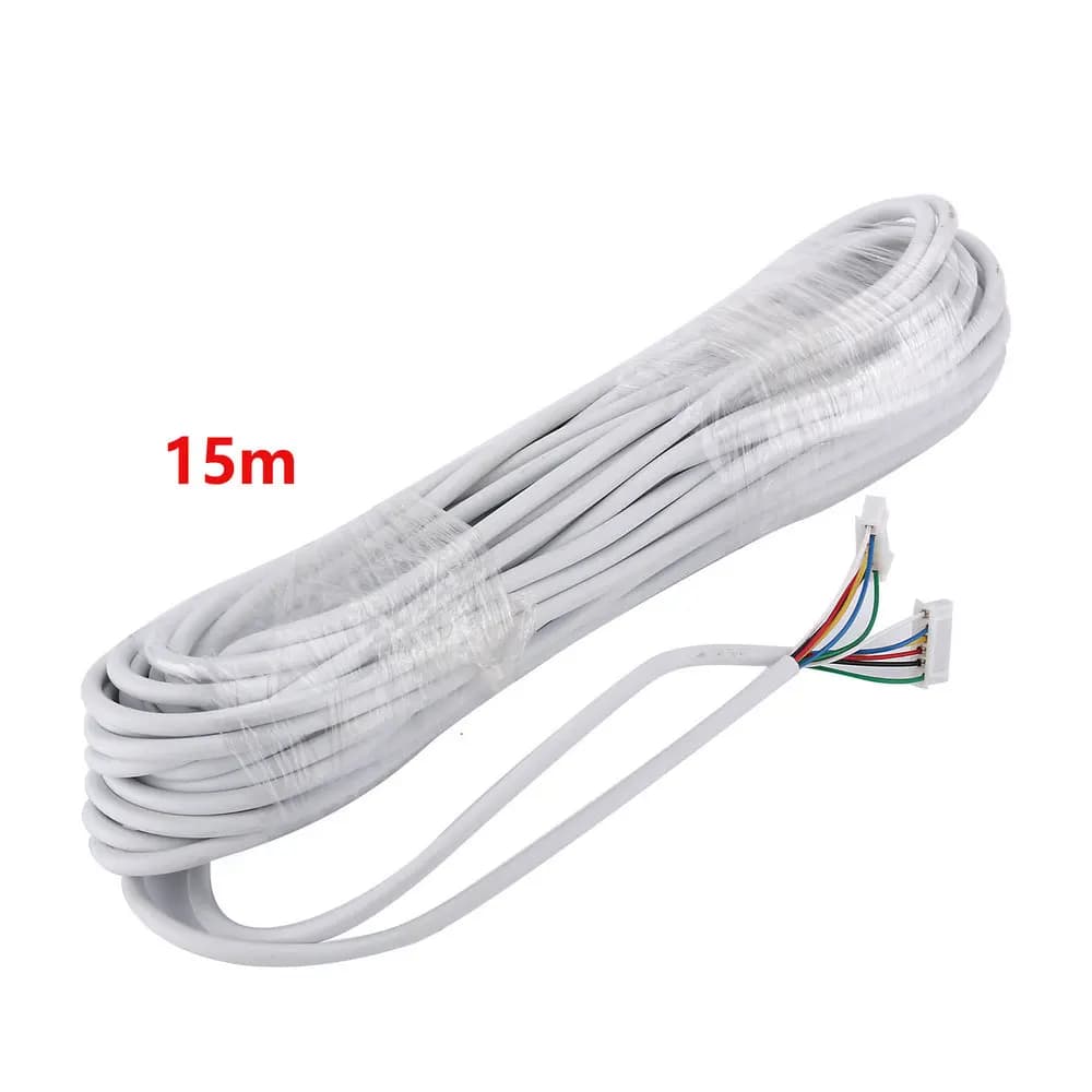 Cavo citofono cablato per videocitofono a colori da 15 m 2,54 * 6P a 6 fili