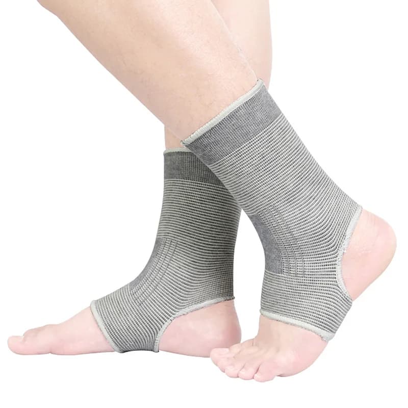 1 paio di supporti per caviglia super morbidi, protezione per palestra, corsa, protezione per il piede, fasciatura elastica per cavigliera, supporto per fitness sportivo