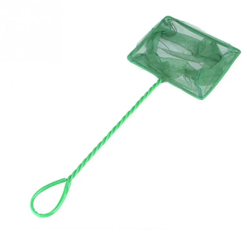 Rete da pesca portatile Manico lungo Accessori per acquari Acquario Atterraggio Rete da pesca Pesce Migrate Pulizia Parti di strumenti di manutenzione