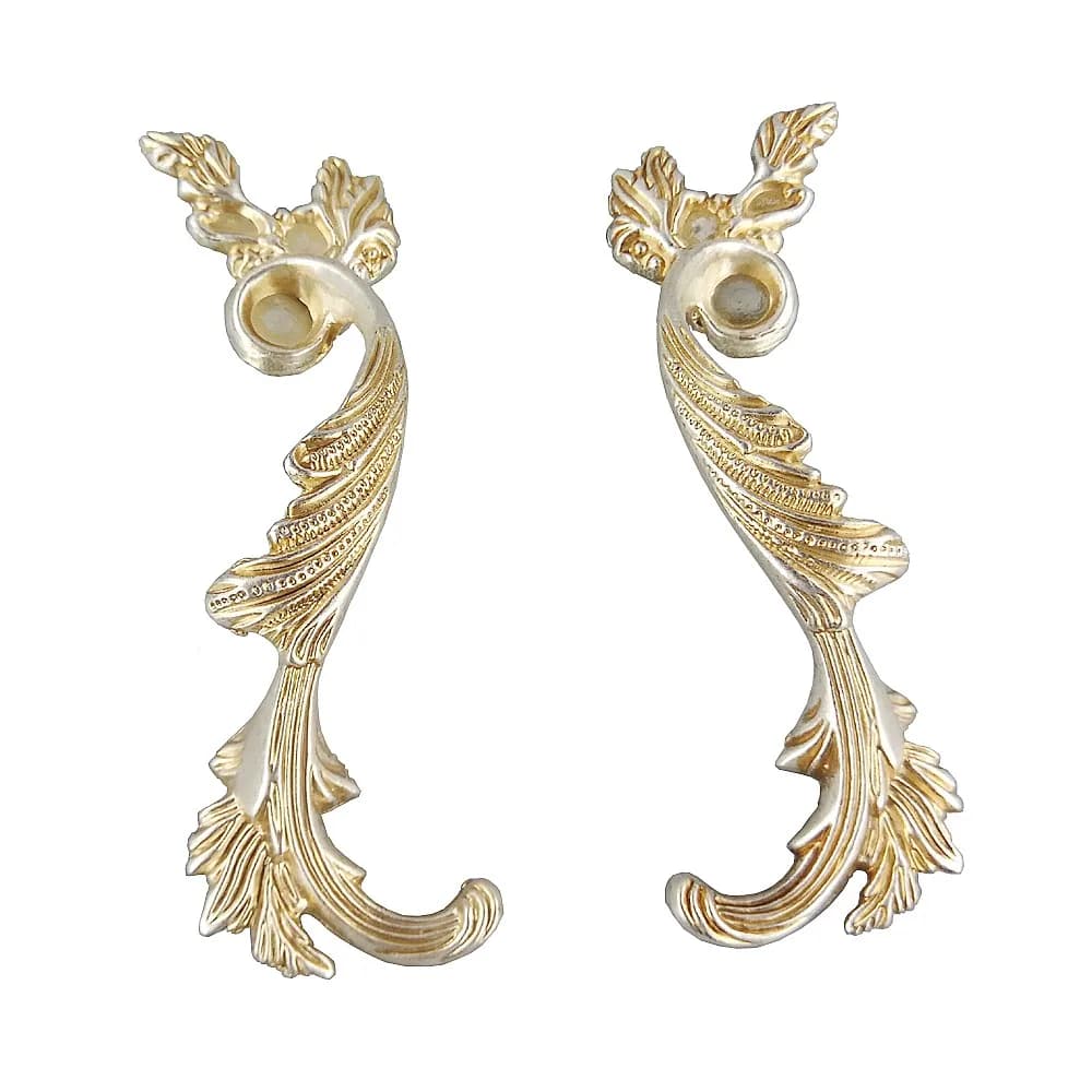 1 pz Argento Antico Maniglia di Arte Per Mobili Armadi Da Cucina Manopola Del Cassetto Armadio Maniglia Armadio Comò Bronzo Tira 96mm