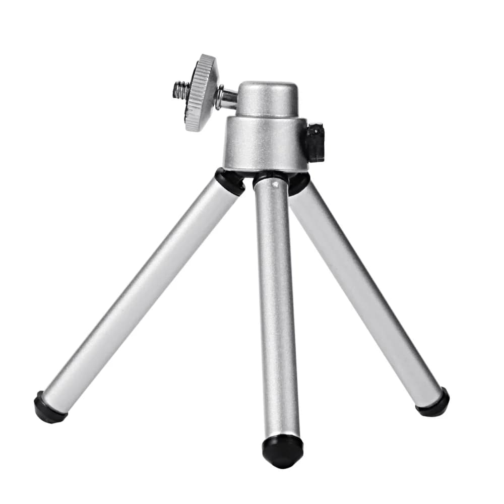 Mini treppiede flessibile Supporto per supporto a 2 sezioni per fotocamera per proiettore Treppiede da tavolo per treppiede per telefono cellulare per fotocamera