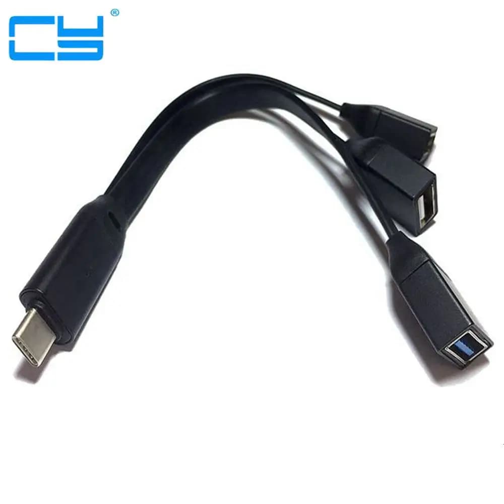 Hub OTG USB 3.1 tipo C a hub USB 3.0/2.0 Splitter USB super veloce Hub USB C 4 in 1 per uso su telefono portatile MacBook Pro