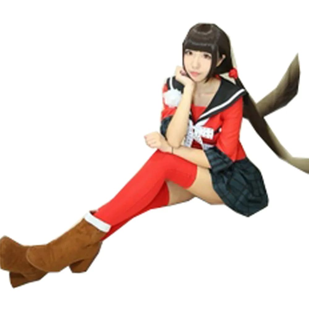 New Danganronpa V3 Harukawa Maki Halloween Cosplay Costume Japanese Game Uniform Suit Outfit Clothes With Socks Hair Accessory
