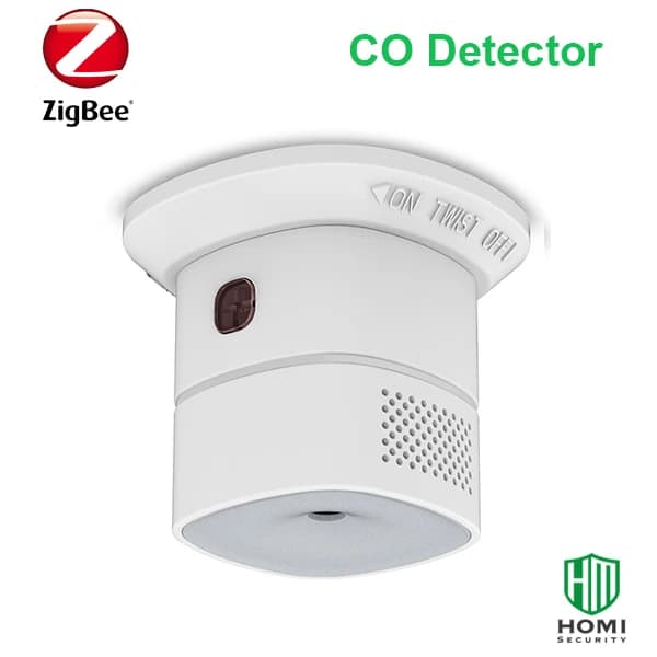 Il rivelatore astuto senza fili di CO del sensore del monossido di carbonio di Zigbee 3.0 di HS1CA-E funziona con il Conbee dell'assistente domestico