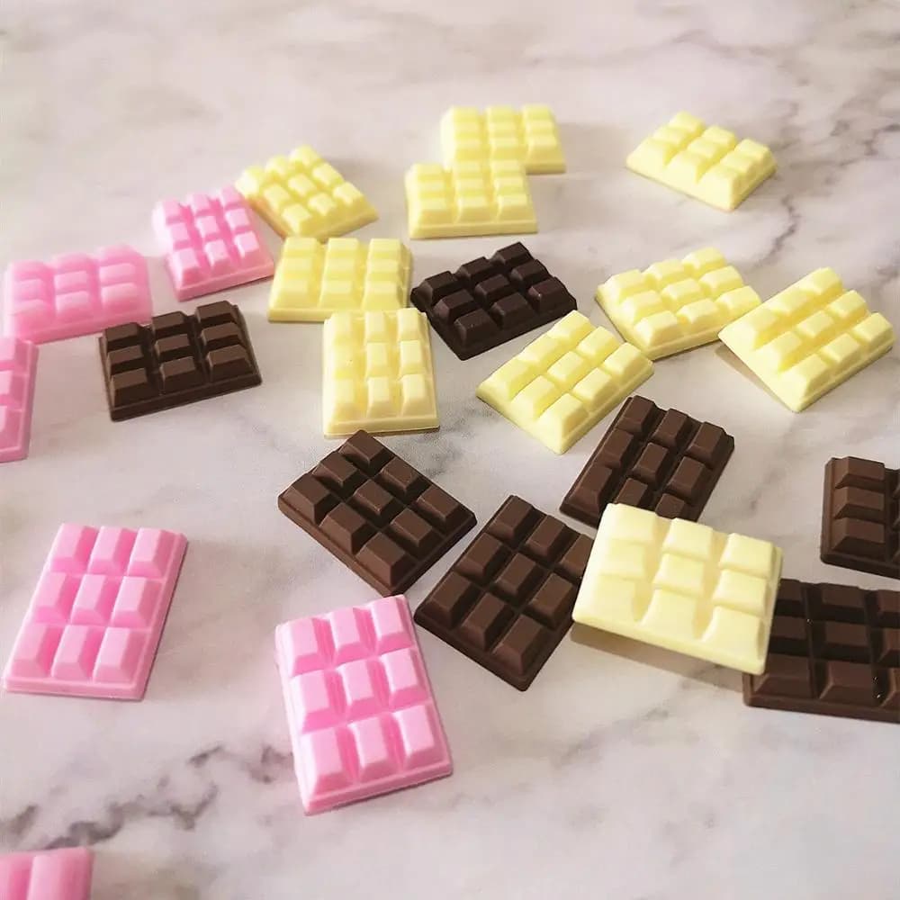 10 pz 23*16mm Mix cioccolato polimero Slime Box giocattolo per bambini Charms modellazione argilla Kit fai da te accessori bambini plastilina