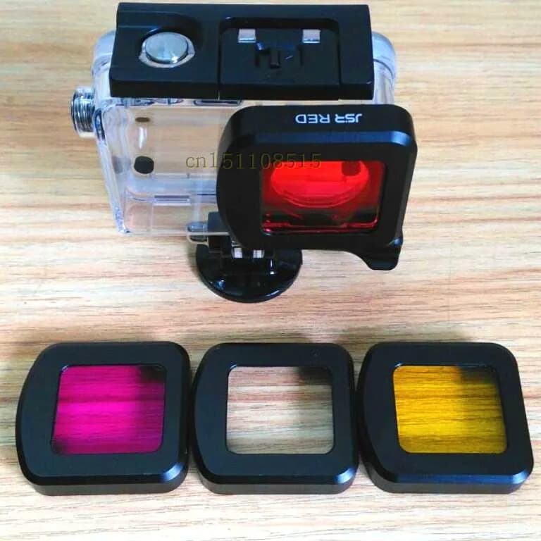 SJCAM SJ8 UV filter CPL waterproof/scot/frame case cover lens cover/red dive/coperture for Sj8 Plus/Pro Action cam accessories