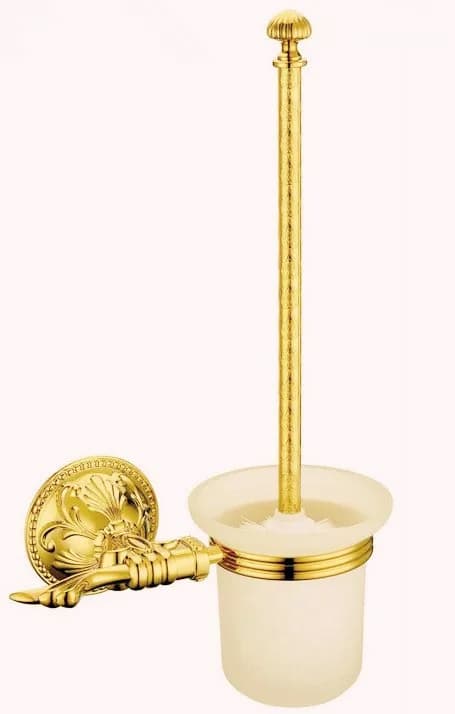 Accessori Per il bagno In Ottone e Zinco In Oro Titanio Toilet Brush Holder, Oro Prodotti per il Bagno GB002b
