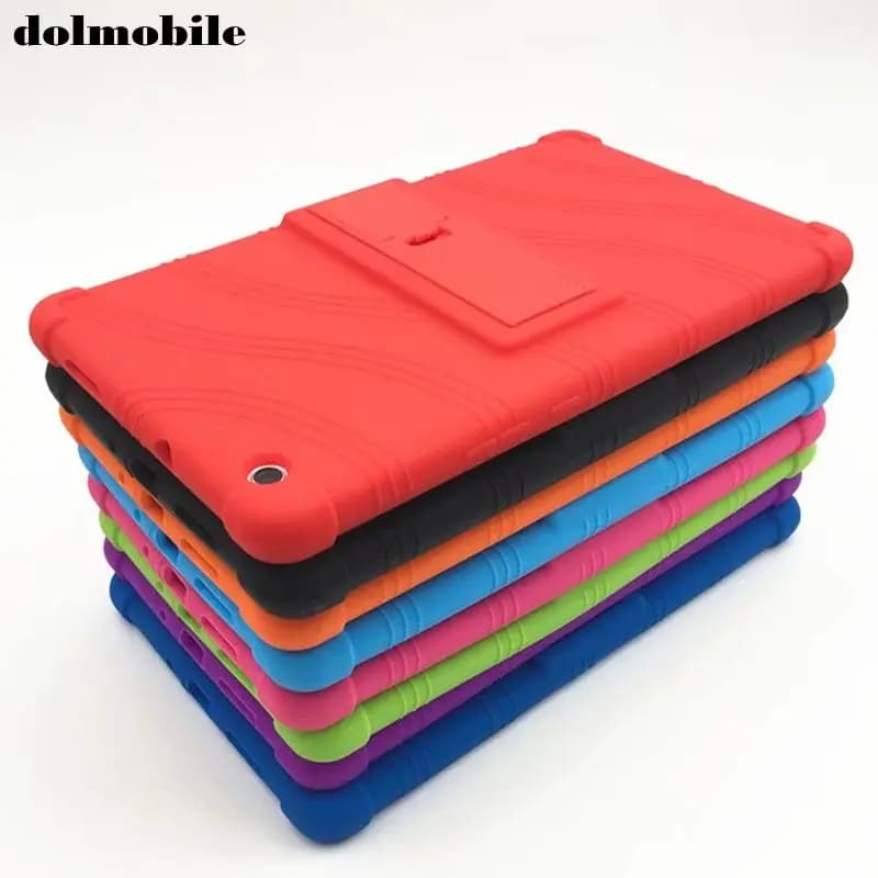 Cover posteriore in silicone morbido TPU con supporto per Huawei MediaPad M3 Lite 8 8.0 CPN-W09 CPN-AL00 Custodia per tablet Stilo