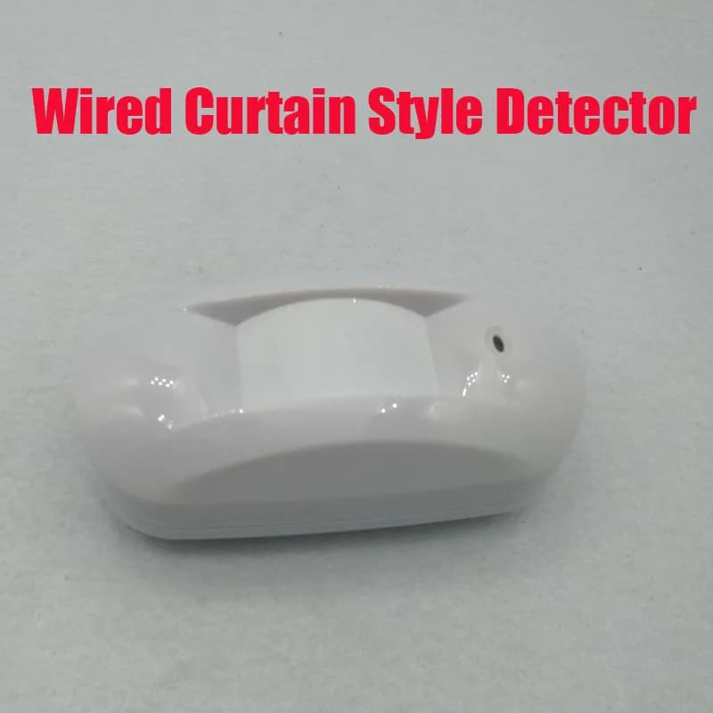 Wired Curtain PIR Detector P127 Infrared Home Alarm Security