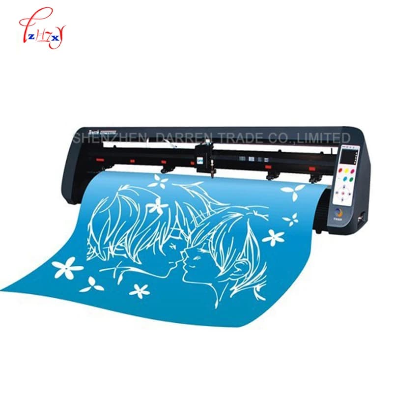 TH740 Mini Desktop Portable Vinyl Cutter Plotter Cutting Width 635mm Plotter Machine 100w