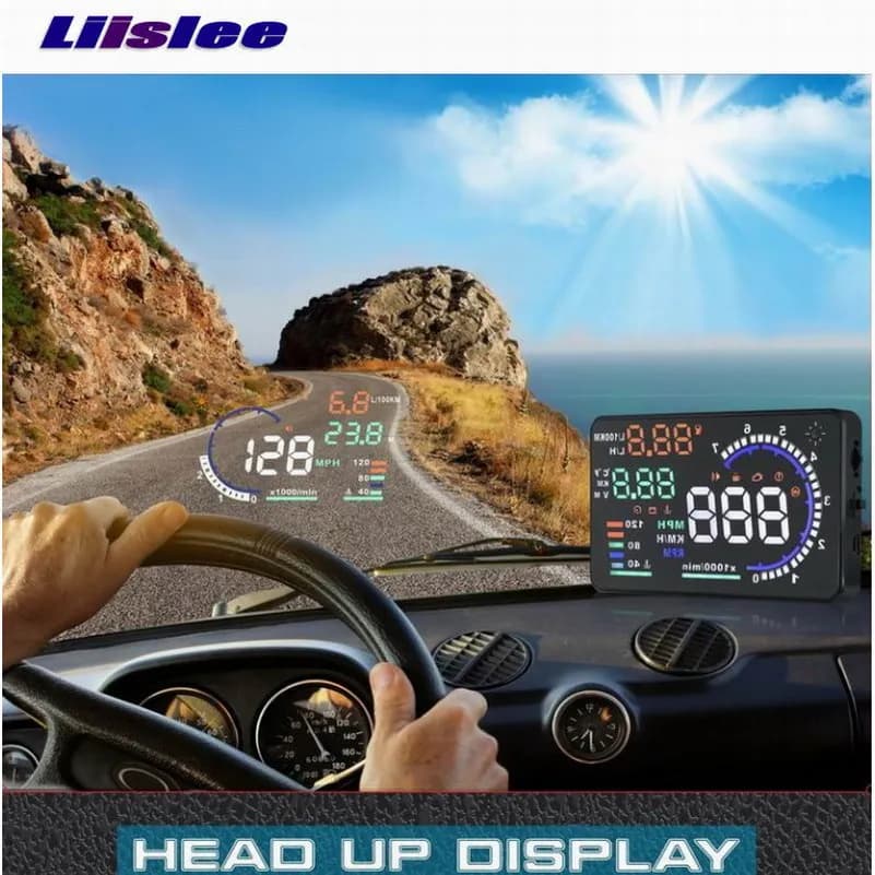 Display Head-Up HUD per Auto Volvo S60/S80/S90 2010-2025, Proiettore OBD sul Parabrezza per Guida Sicura