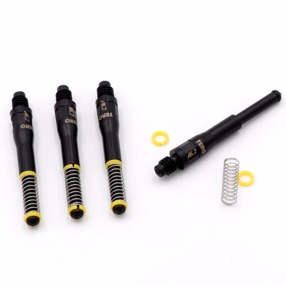 CUESOUL TERO AK7 S/M/L Aste per freccette Telescopiche a molla incorporata, set di 4 pezzi