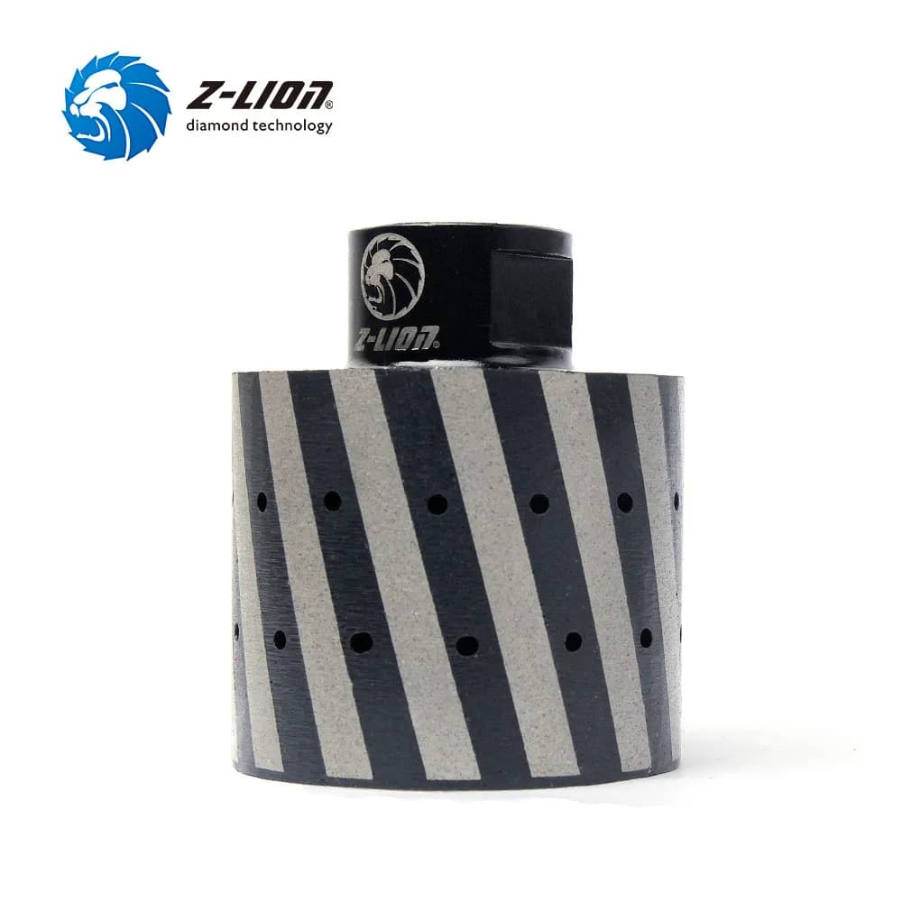 5/8-11 mola del diamante M14 per lucidare il lavandino del granito cuscinetto a 2 pollici del tamburo di Z-LION 50mm 1 pezzo del tamburo del diamante