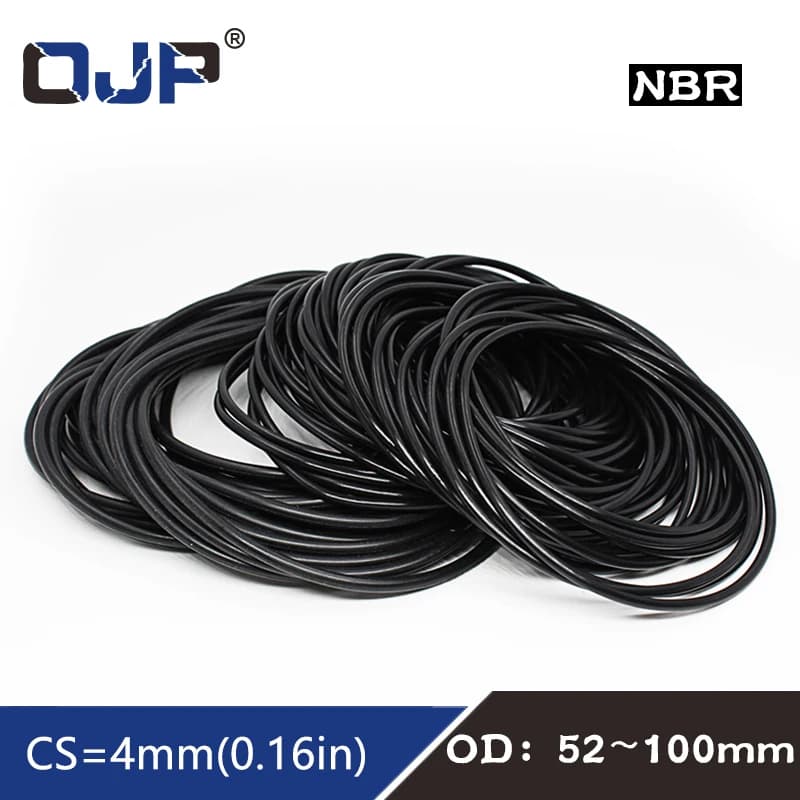 CS1.2/2/4mm OD5-200mm NBR Anello di Gomma di Tenuta O-Ring Nitrile O Ring Guarnizione di Tenuta Anello di Olio di Tenuta impermeabile