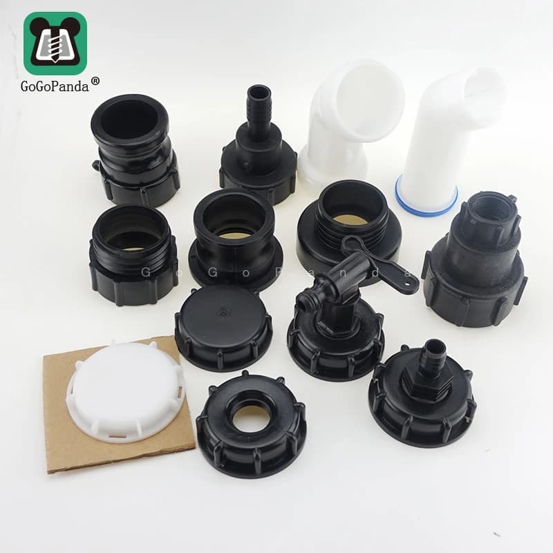 IBC Serbatoio Valvole Serbatoio di Acqua Tubo Da Giardino Adattatore Raccordi Tonnellate Di Accessori Secchio Rubinetto di Acqua Caps
