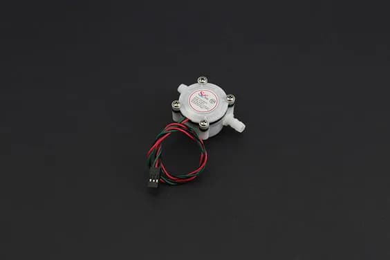 Arduino flow sensor for liquid pulse output 0.3-6 L/min 1/8" inner diameter 6 mm recommended tube
