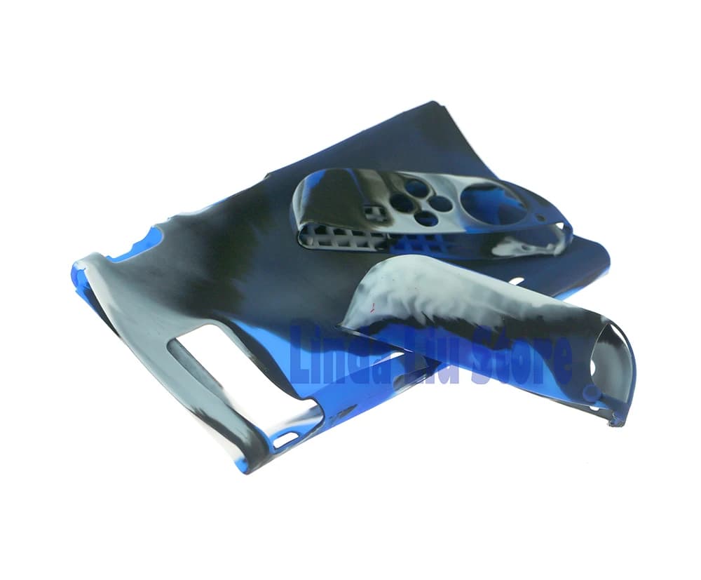 10 set/lotto Custodia a conchiglia destra sinistra Custodia protettiva in pelle mimetica antiscivolo in silicone per interruttore