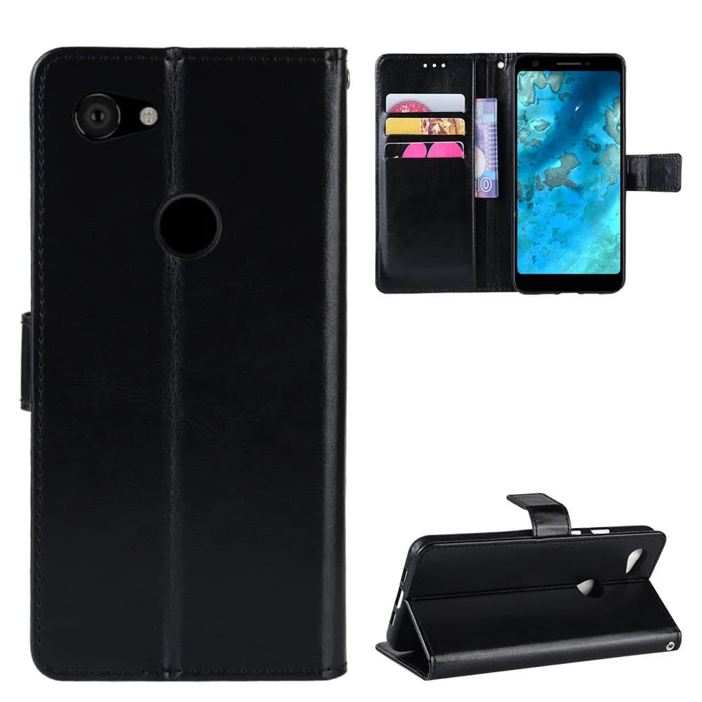 Per Google Pixel 3A Custodia a portafoglio in pelle PU di lusso con cordino per Google Pixel 3A XL 3 A 3AXL Pixel3A Pixel3AXL Custodia per telefono