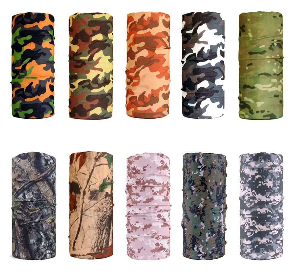 Camouflage Series Pattern Bandanas Sports Ride Bicycle Motorcycle Sport Turban Magic Headband Veil Scarf