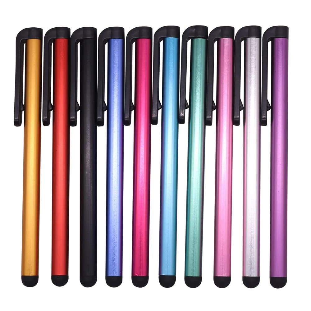 10 pezzi di cancelleria da ufficio intelligente, penna regalo, penna capacitiva per touch screen, adatta per smartphone universali, tablet PC