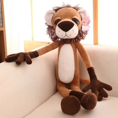 lovely cartoon lion plush toy large 80cmdoll, soft throw pillow, birthday present Xmas gift 0097