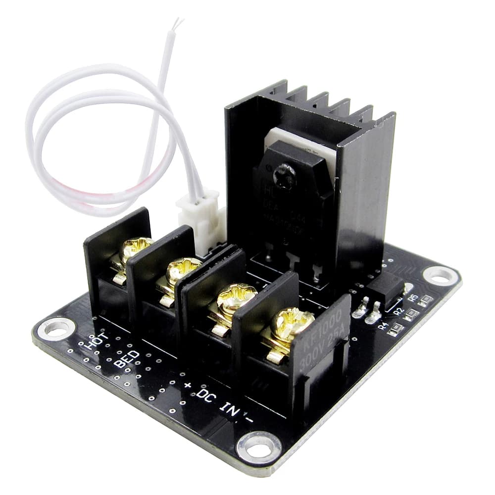 3D Printer Heating Bed Power Module / Expansion Module MOSFET Hotbed Inc 2 pin cable for Anet A8 A6 A2 1.4