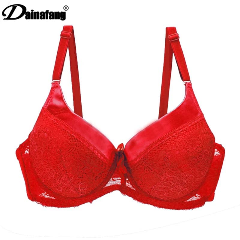 DaiNaFang Marca BCDE Coppa Reggiseni di grandi dimensioni Chiusura posteriore Biancheria intima da donna Arco Push Up Sexy Lady Lingerie femminile Reggiseno