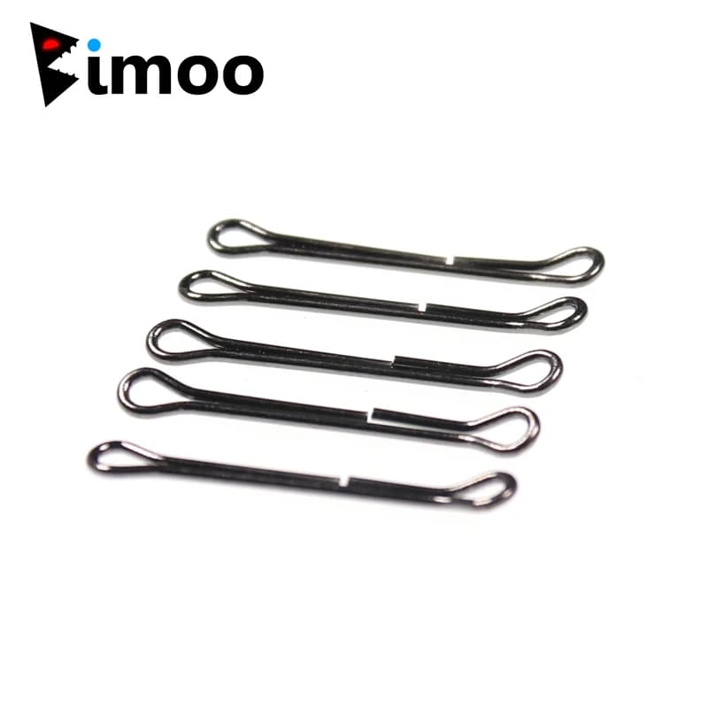 Bimoo 10 packs 200 pieces Shanks of tramway fly by binding material condiment salmon trout flies fishing baits in salt water make material