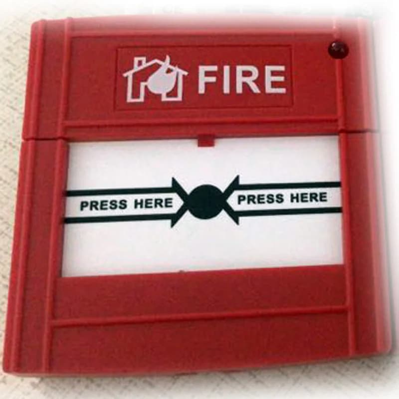 Sistema di allarme antincendio manuale convenzionale Call Point accessori per pannelli convenzionali pulsante antincendio a 2 fili MCP