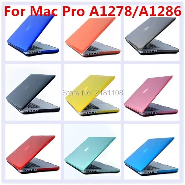 NUOVA custodia rigida in plastica sottile lucida trasparente in cristallo per il NUOVO MacBook PRO 13 A1278 da 15,4 pollici A1286
